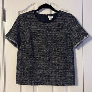 JCrew Factory Tweed Shirt, size XS